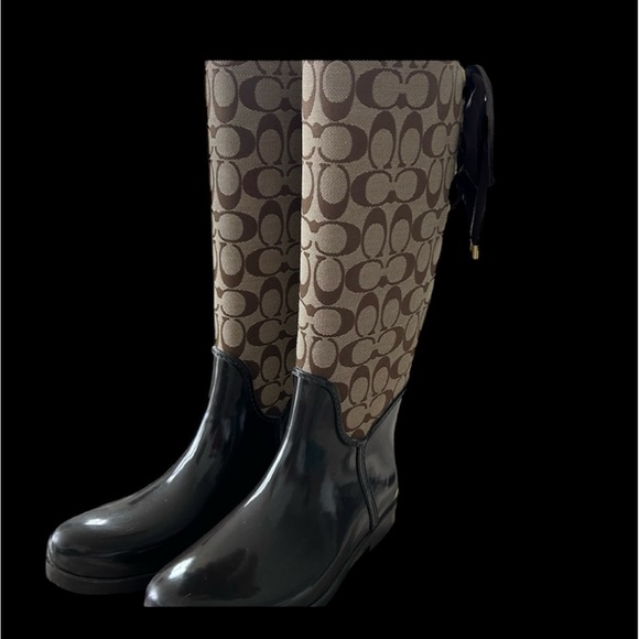 - Authentic Couch Rain-boot Brown sz8 - Picture 1 of 12